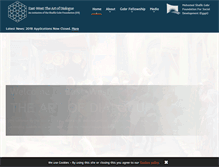 Tablet Screenshot of eastwestdialogue.org